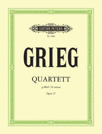 QUARTET G OP.27 MUSIQUE D'ENSEMBLE