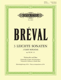 LEICHTE SONATEN(3) OP.40 VIOLONCELLE