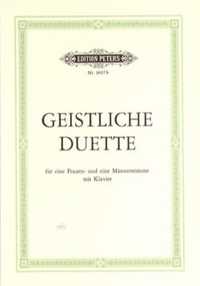 MARTIENSSEN : GEISTLICHE DUETTE - DUOS SPIRITUELS POUR 1 VOIX D'HOMME ET 1 VOIX DE FEMME