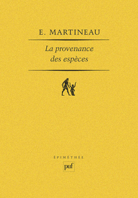 La Provenance des espèces. cinq méditations sur la libération de la liberté