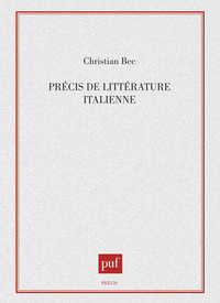 PRECIS DE LITTERATURE ITALIENNE