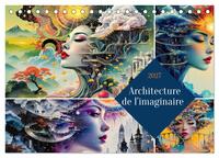 Architecture de l'imaginaire (Calendrier de bureau 2027 DIN A5 vertical), CALVENDO calendrier mensuel