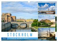 Stockholm - Vues maritimes (Calendrier mural 2027 DIN A3 vertical), CALVENDO calendrier mensuel