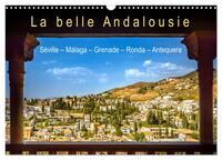 La belle Andalousie: Séville - Málaga - Grenade - Ronda - Antequera (Calendrier mural 2027 DIN A3 vertical), CALVENDO calendrier mensuel