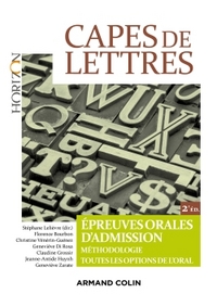 CAPES de Lettres - Épreuves orales d'admission