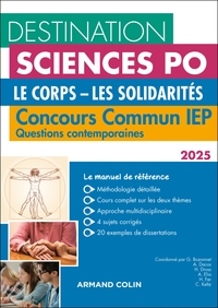 Destination Sciences Po Questions contemporaines 2025 - Concours commun IEP