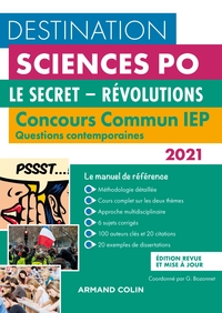 DESTINATION SCIENCES PO - CONCOURS COMMUN IEP 2021 - LE SECRET - REVOLUTIONS