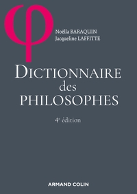 Dictionnaire des philosophes - 4ed.