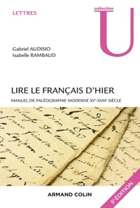 Lire le français d'hier - 5e éd.