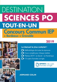 Destination Sciences Po - Concours commun IEP 2019 + Bordeaux + Grenoble