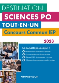 DESTINATION SCIENCES PO - CONCOURS COMMUN IEP 2023 - TOUT-EN-UN