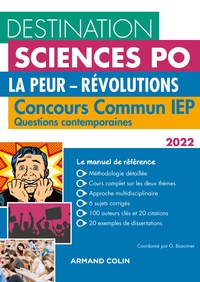 Destination Sciences Po Questions contemporaines 2022 - Concours commun IEP