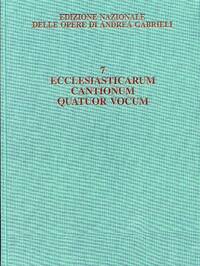 ECCLESIASTICARUM CANTIONUM QUATUOR VOCUM  CHANT