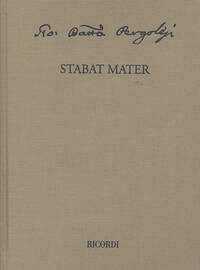 GIOVANNI BATTISTA PERGOLESI : STABAT MATER ED. CRITICA A CURA DI CLAUDIO TOSCANI - VOCAL AND ORCHEST