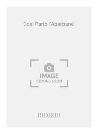 COSI PARLO L'ABARBANEL CHANT