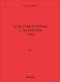 MUSICA PER PONTORMO (SECONDO QUARTETTO) MUSIQUE D'ENSEMBLE