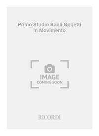 PRIMO STUDIO SUGLI OGGETTI IN MOVIMENTO SAXOPHONE
