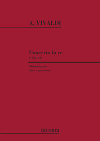 CONCERTI PER OB., ARCHI E B.C.: IN RE RV 453 HAUTBOIS