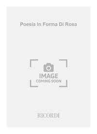 POESIA IN FORMA DI ROSA MUSIQUE D'ENSEMBLE