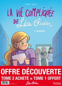 La Vie compliquée de Léa Olivier BD - pack T02 acheté = T01 offert