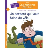 Un serpent qui veut faire du vélo !
