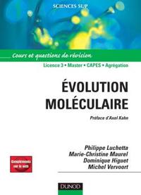 Évolution moléculaire - Cours et questions de révision - Livre+compléments en ligne