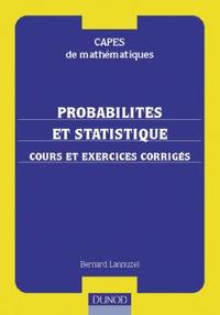 CAPES/AGREG DE MATHEMATIQUES - T01 - CAPES DE MATHEMATIQUES - PROBABILITES ET STATISTIQUE - COURS ET