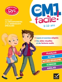 Mon CM1 facile ! adapté aux enfants DYS ou en difficulté d'apprentissage