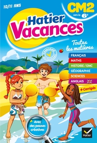 Cahier de vacances 2019 du CM2 vers la 6e 10/ 11 ans