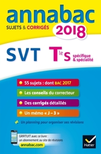 Annales Annabac 2018 SVT Tle S