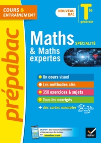 Prépabac Maths (spécialité) & Maths expertes (option) Tle générale - Bac 2023