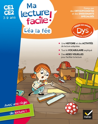 Mon cahier de lecture facile ! adapté aux enfants DYS ou en