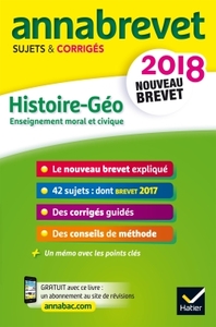 Annales Annabrevet 2018 Histoire Géographie EMC 3e