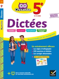 DICTEES 5E - CAHIER D'ENTRAINEMENT EN ORTHOGRAPHE