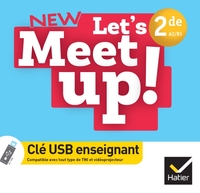 LET'S MEET UP! ANGLAIS 2DE - ED. 2023 - CLE USB