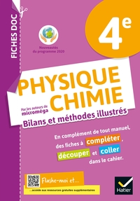 Physique Chimie, Fiches doc, bilans et méthodes illustrés 4e, Fiches d'activités