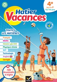 Cahier de vacances 2024 de la 4e vers la 3e