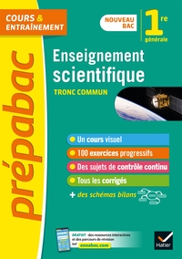 PREPABAC ENSEIGNEMENT SCIENTIFIQUE 1RE GENERALE - NOUVEAU PROGRAMME DE PREMIERE