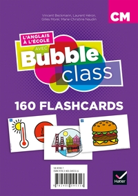 Bubble Class CM, Flashcards