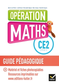 Opération Maths CE2, Guide de l'enseignant + Matériel photocopiable