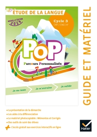 POP - Parcours personnalisés en Etude de la langue Cycle 3, Guide pédagogique + accès numérique