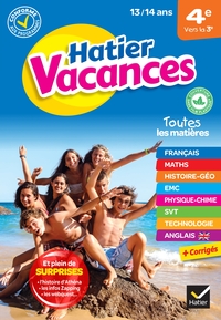 CAHIER DE VACANCES 2023 DE LA 4E VERS LA 3E - POUR REVISER SON ANNEE DANS TOUTES LES MATIERES