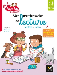 Mon premier cahier de lecture lettres et sons