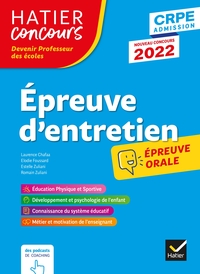 EPREUVE D'ENTRETIEN - CRPE 2022 - EPREUVE ORALE D'ADMISSION