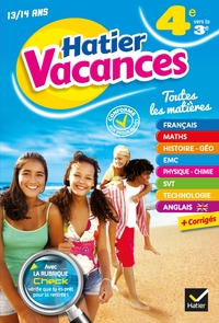 Cahier de vacances 2018 de la 4e à la 3e- 2019