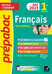 Prépabac Français 1re générale - Bac de français 2023 (écrit & oral)