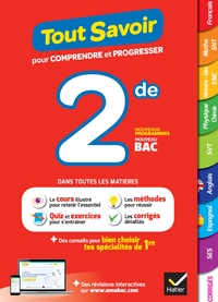 TOUT SAVOIR 2DE 2023-2024 (TOUTE LES MATIERES) - TOUT-EN-UN - NOUVEAU BAC