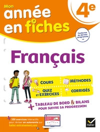 FRANCAIS 4E - FICHES DE REVISION COLLEGE