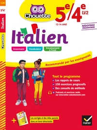 ITALIEN 5E/4E - LV2 (A1 VERS A2) - CAHIER D'ENTRAINEMENT ET DE REVISION