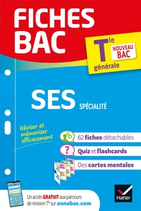 FICHES BAC SES TLE (SPECIALITE) - BAC 2024 - NOUVEAU PROGRAMME DE TERMINALE